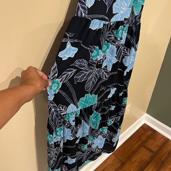 LOFT Floral Tiered Maxi Dress | Women’s Size 2T MSRP $98 Wedding Resort Beach - Picture 4 of 12